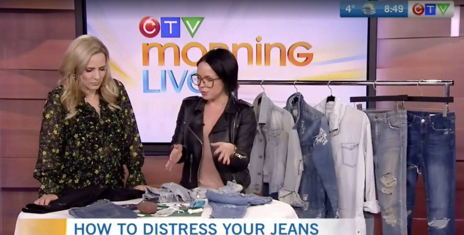 CTV Morning Live: My top tips for nailing the 'distressed denim' DIY