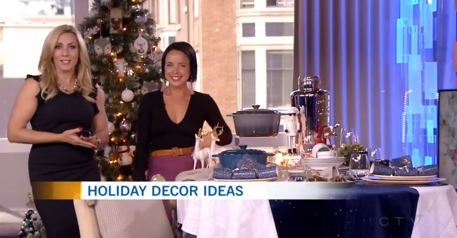 CTV Morning Live: Decor Tips for Chic Holiday Entertaining